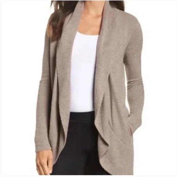 Barefoot Dreams CozyChic Lite Open Front Cardigan Size L/XL - Picture 1 of 11